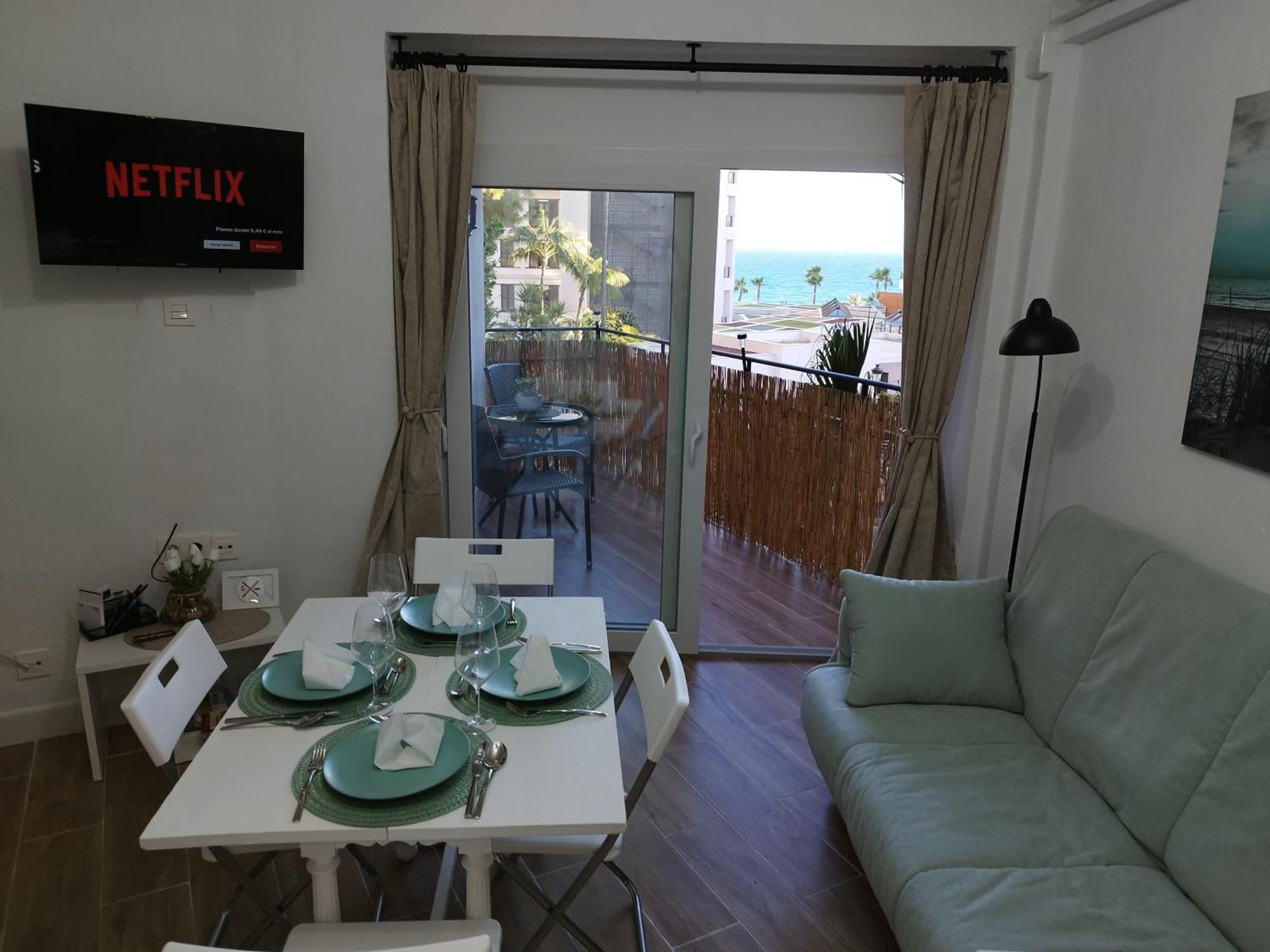 Amazing Front Sea View Studio. Marbella Centre ภายนอก รูปภาพ